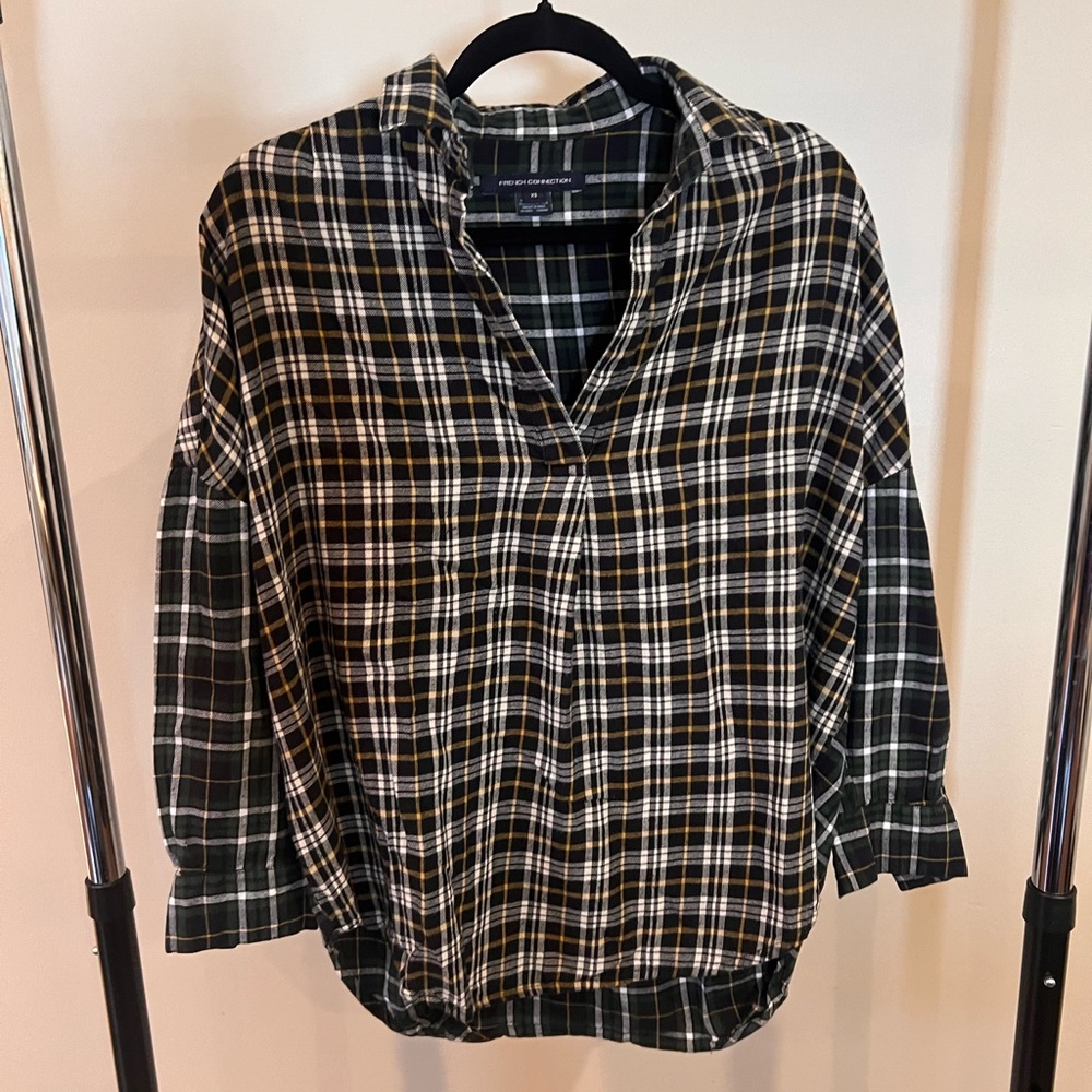 French Connection Women’s Panita Plaid Shirt
